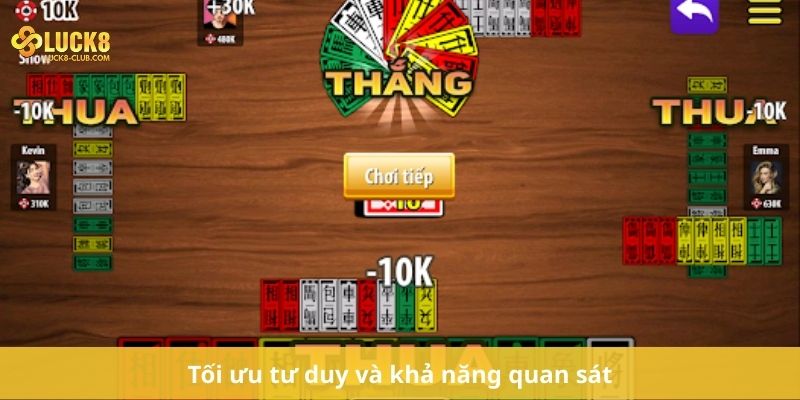 Tối ưu tư duy và khả năng quan sát